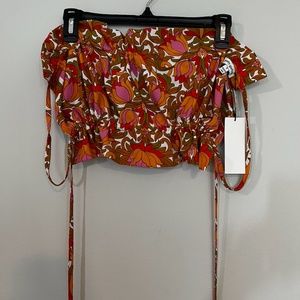 FLORAL CROP TOP